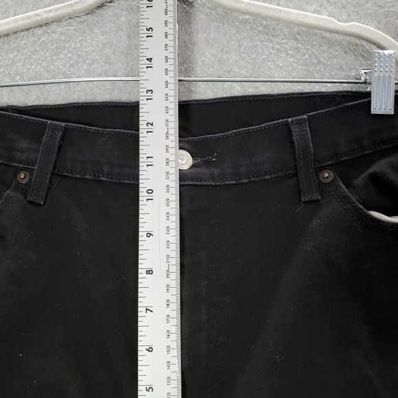 Levi's 541 Men Jeans 38x32 Black Denim Straight Mid Rise Pockets (38x30) - Picture 4 of 10